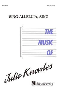 Sing Alleluia Sing SSA choral sheet music cover Thumbnail